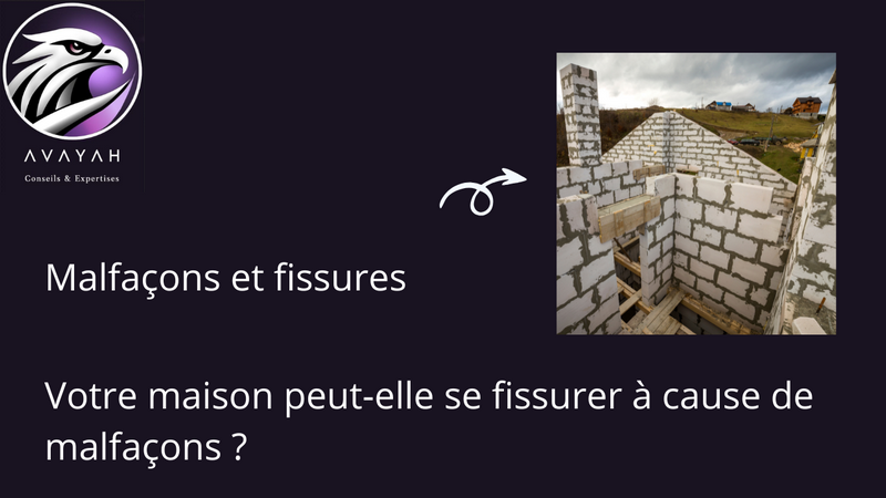 Expert en fissures analysant une malfaçon de construction sur la façade d'une maison